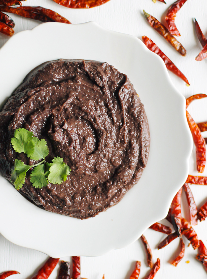 refried black beans