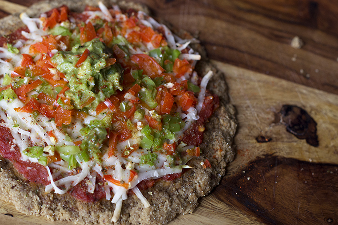 vegan taco pizza